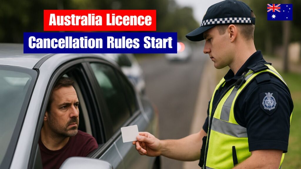 Australia New Licence Cancellation System Comes