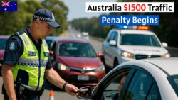 New $1,500 Traffic Penalty Takes Effect Across Australia — Drivers Warned as Instant Licence Cancellations Begin This Summer